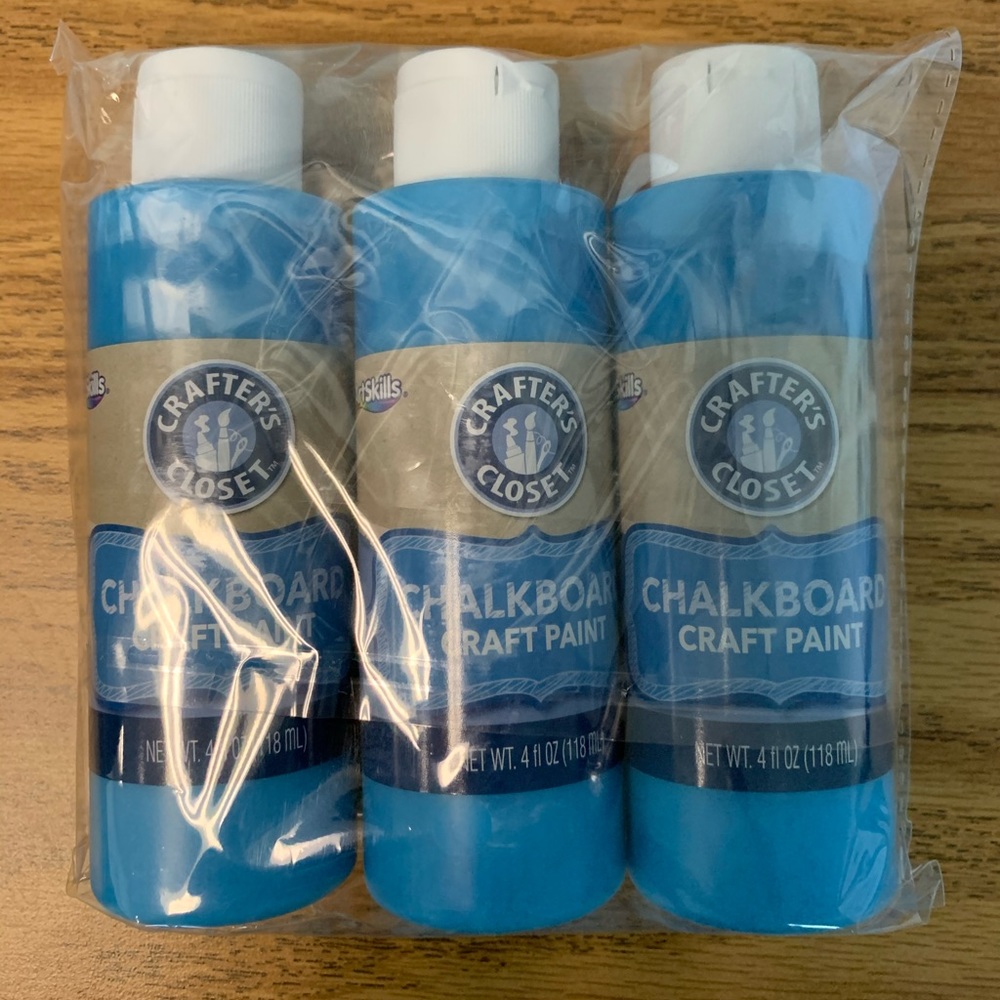 3-Pack Blue Chalkboard Paint 🎨